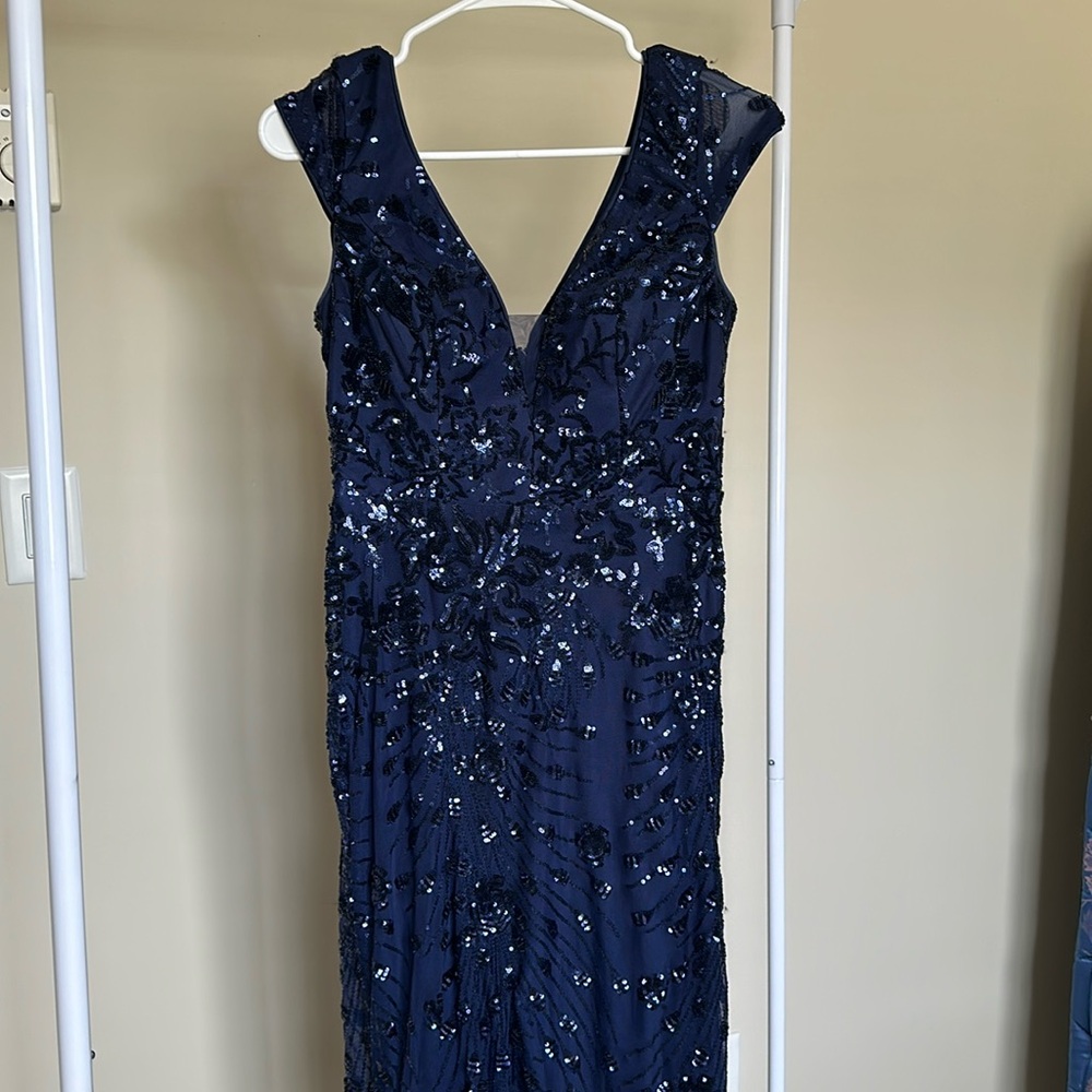 Sequin formal long dress like new